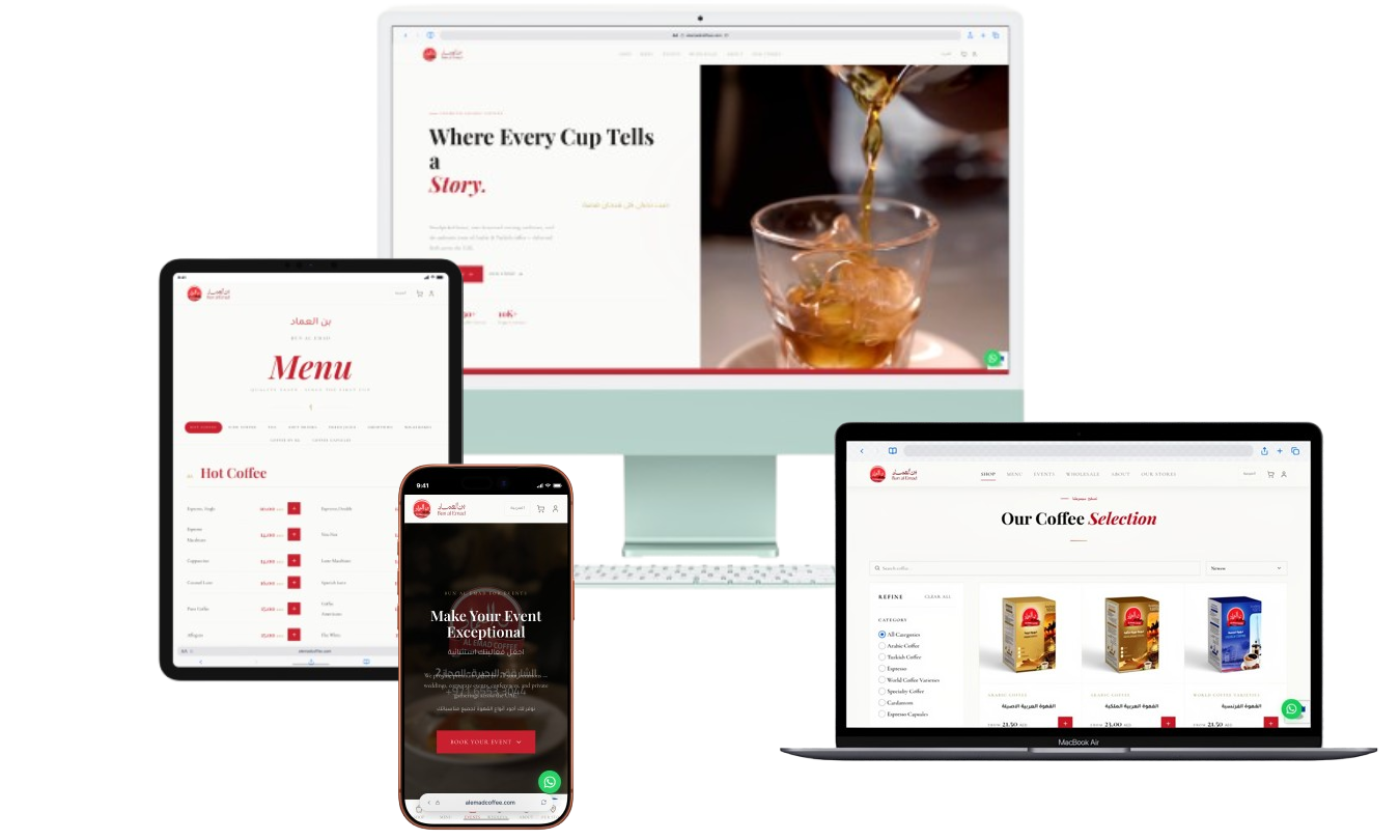 Alemad Coffee | E-Commerce Platform